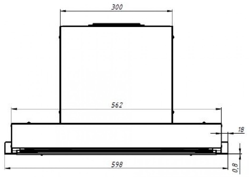 Вытяжка Franke T-FORM BK 60 черный - ForteMarket Вытяжка Franke T-FORM BK 60 черный купить,238286