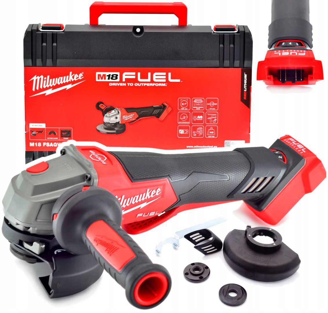Шлифмашина угловая Milwaukee M18 FSAGV125XPDB-0X 4933478437 купить,NaN