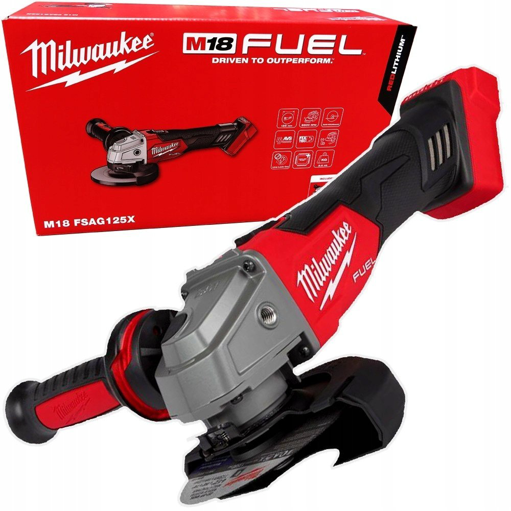 Шлифмашина угловая Milwaukee M18 FSAG125X-0 4933478701 купить,NaN