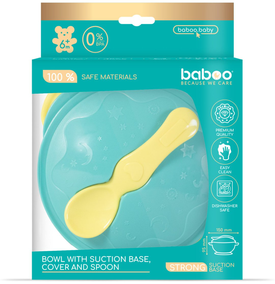 Комплект посуды Baboo 9-041 380 мл, пластик, желтый купить,NaN