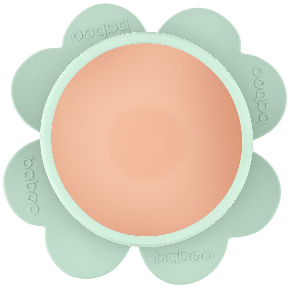 Тарелка Baboo 9-038 230 мл, силикон, зеленый купить,0