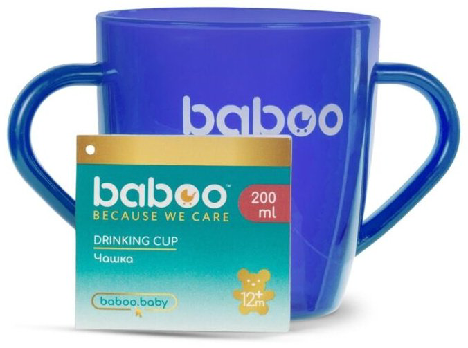 Чашка Baboo 8-139 , пластик, синий купить,NaN