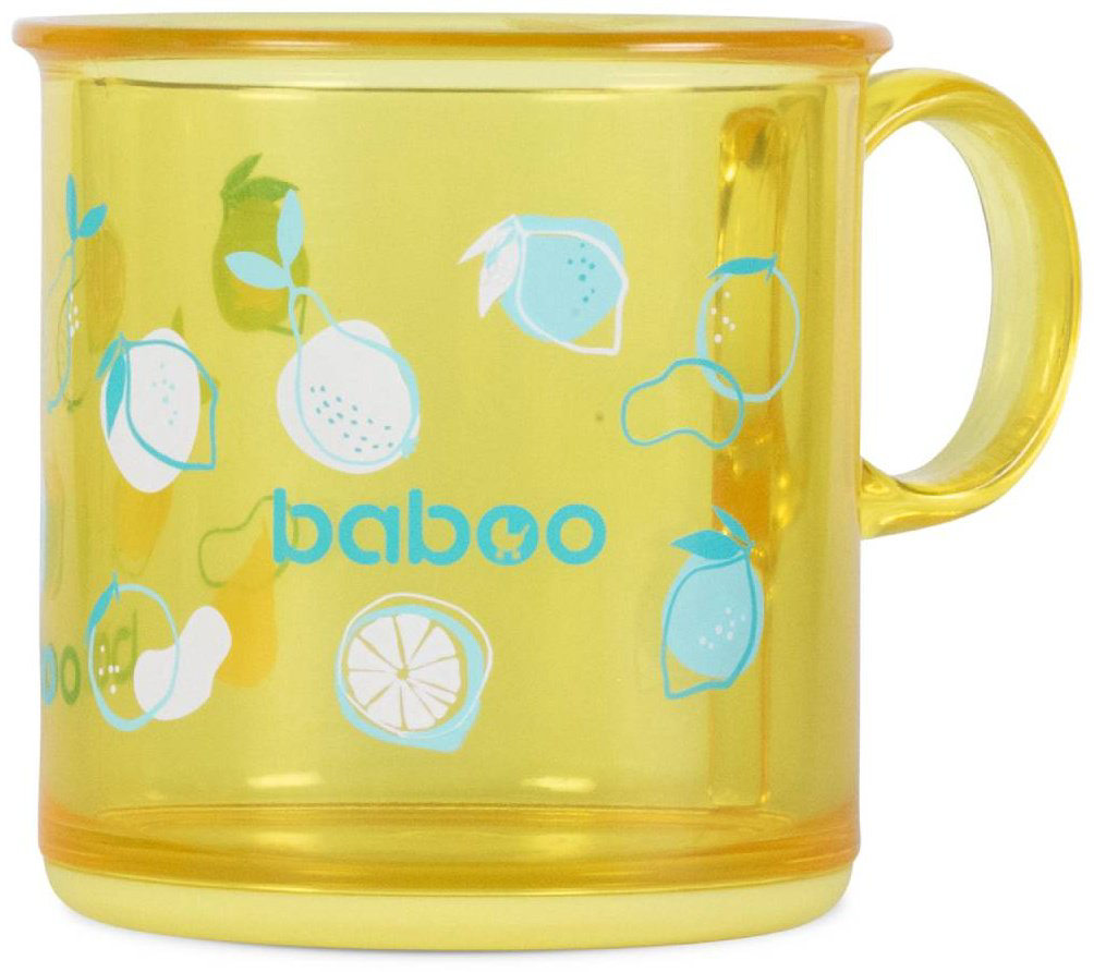 Чашка Baboo 8-029 , пластик, желтый купить,NaN