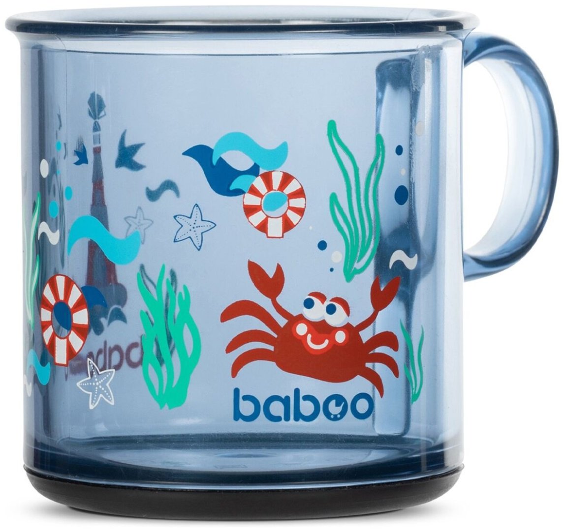 Чашка Baboo 8-141 , пластик, синий