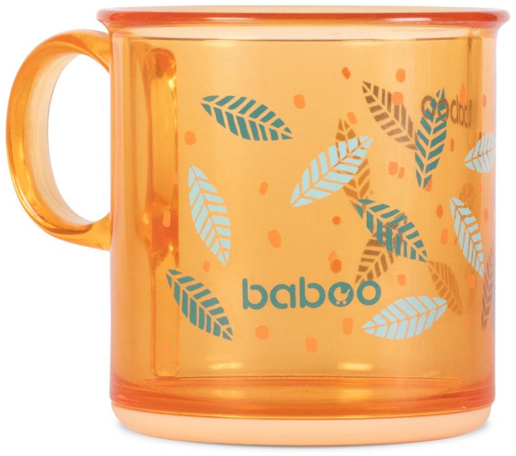Чашка Baboo 8-028 , пластик, оранжевый
