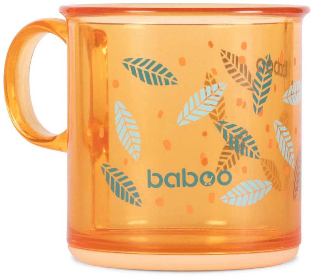 Чашка Baboo 8-028 , пластик, оранжевый