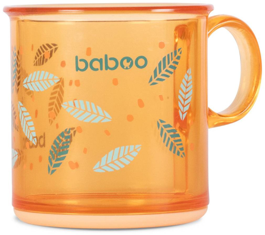 Чашка Baboo 8-028 , пластик, оранжевый купить,NaN