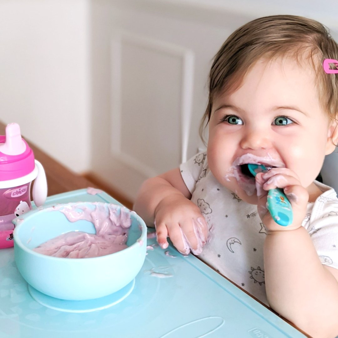 Тарелка Chicco 00010221200000 , силикон, голубой купить,NaN