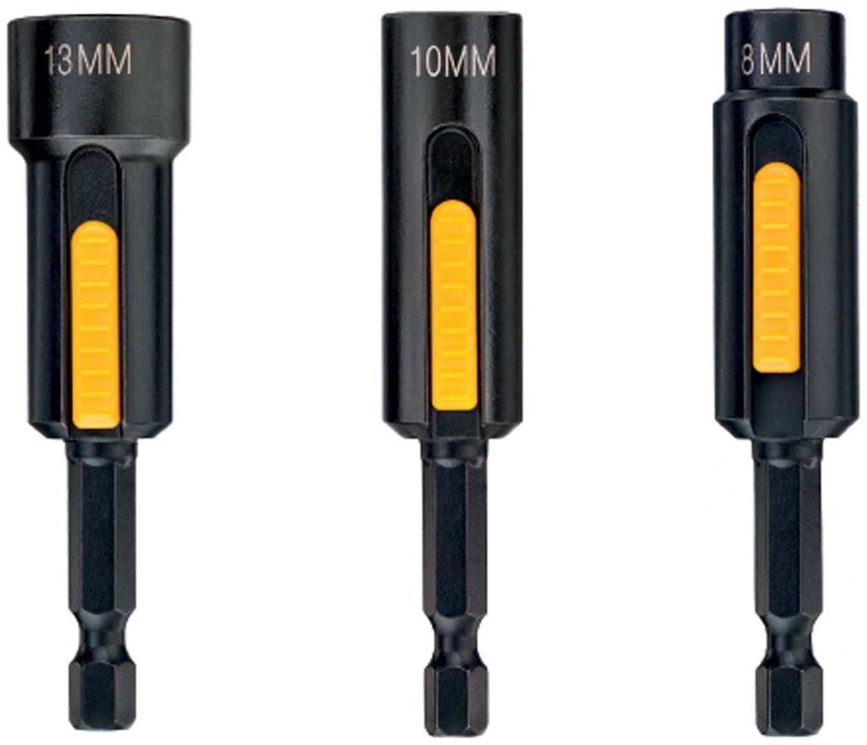 DeWALT набор торцевых головок 1/4 DT7460 3 шт