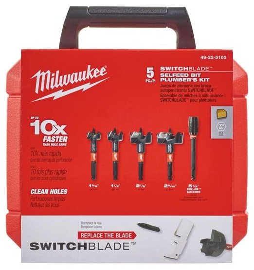 Набор оснастки универсальный 5 в 1 Milwaukee 49225100 купить,0