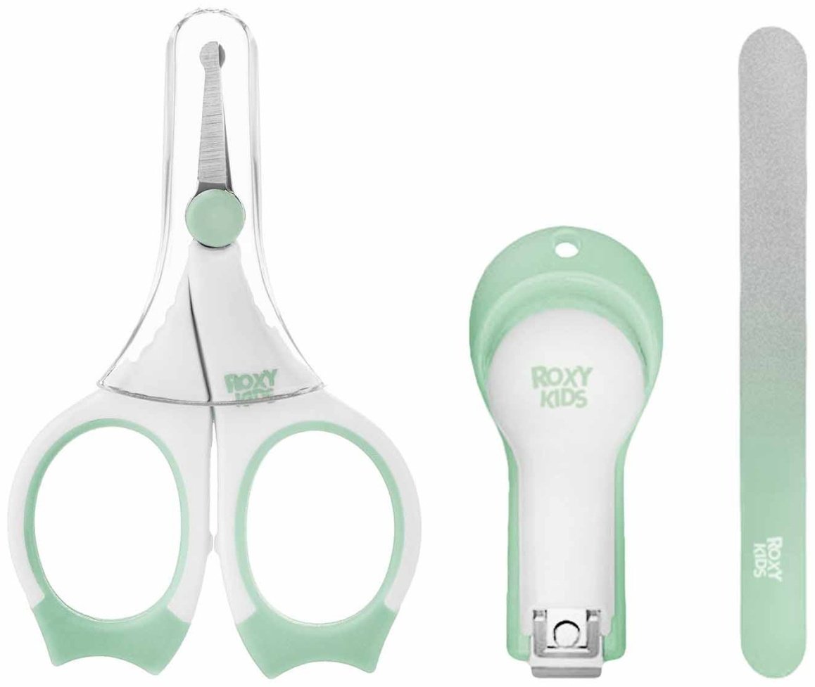 Маникюрный набор ROXY-KIDS Маникюрный набор для новорожденных ножницы, кусачки, пилочка RPS-004-G 0-9 месяцев - ForteMarket Маникюрный набор ROXY-KIDS Маникюрный набор для новорожденных ножницы, кусачки, пилочка RPS-004-G 0-9 месяцев купить,0