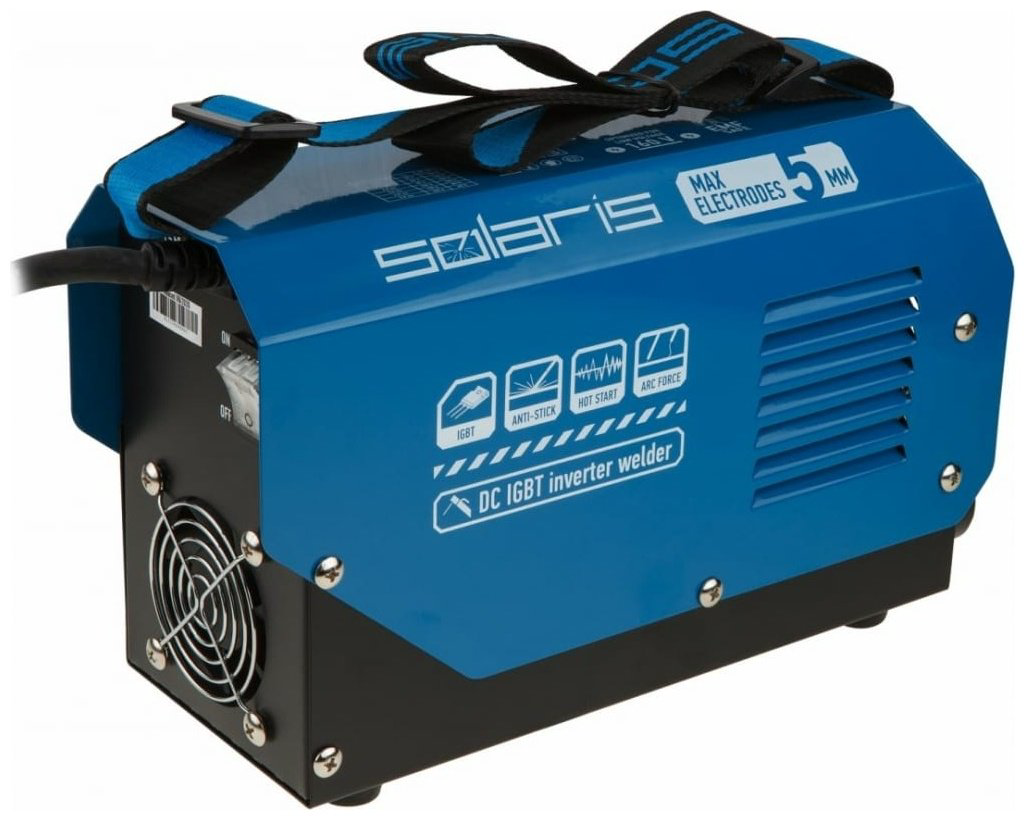 Solaris сварочный инвертор MMA-250D (230В; 20-200 А; 70В; электроды диам. 1.6-5.0 мм; вес 3.6 кг) купить,NaN