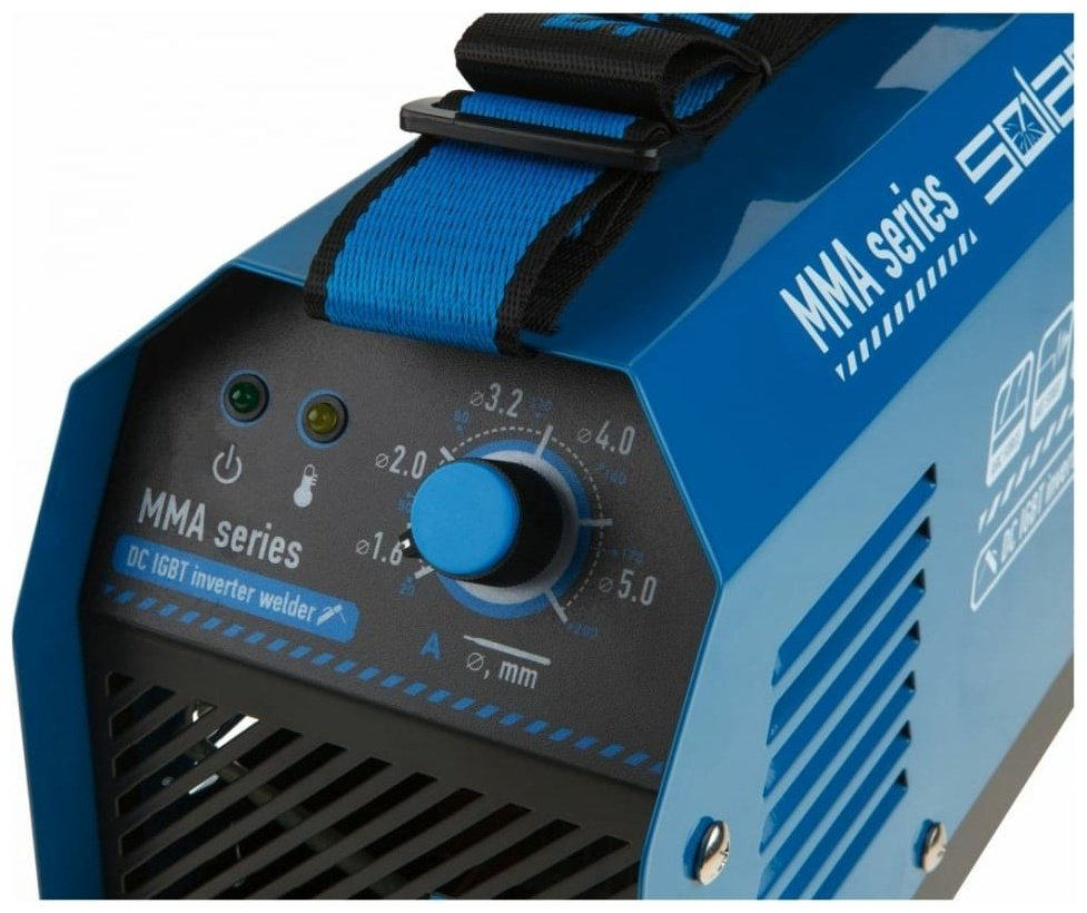 Solaris сварочный инвертор MMA-250D (230В; 20-200 А; 70В; электроды диам. 1.6-5.0 мм; вес 3.6 кг) купить,NaN
