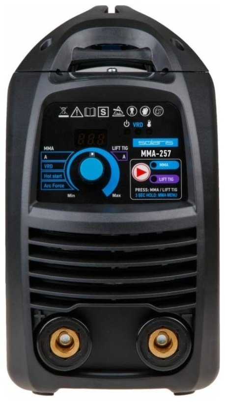 Solaris сварочный инвертор MMA-257 (230В; 20-200 А; 82В; электроды диам. 1.6-5.0 мм; вес 5.2 кг) - ForteMarket Solaris сварочный инвертор MMA-257 (230В; 20-200 А; 82В; электроды диам. 1.6-5.0 мм; вес 5.2 кг) купить,0