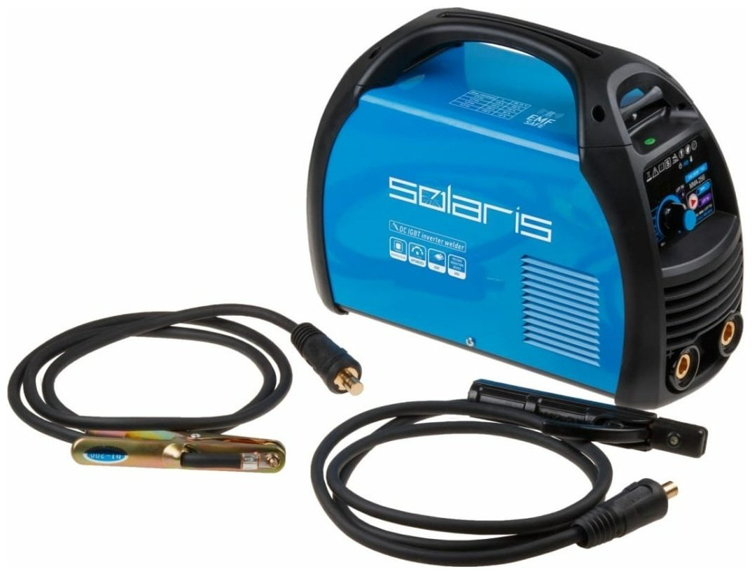 Solaris сварочный инвертор MMA-257 (230В; 20-200 А; 82В; электроды диам. 1.6-5.0 мм; вес 5.2 кг) купить,NaN