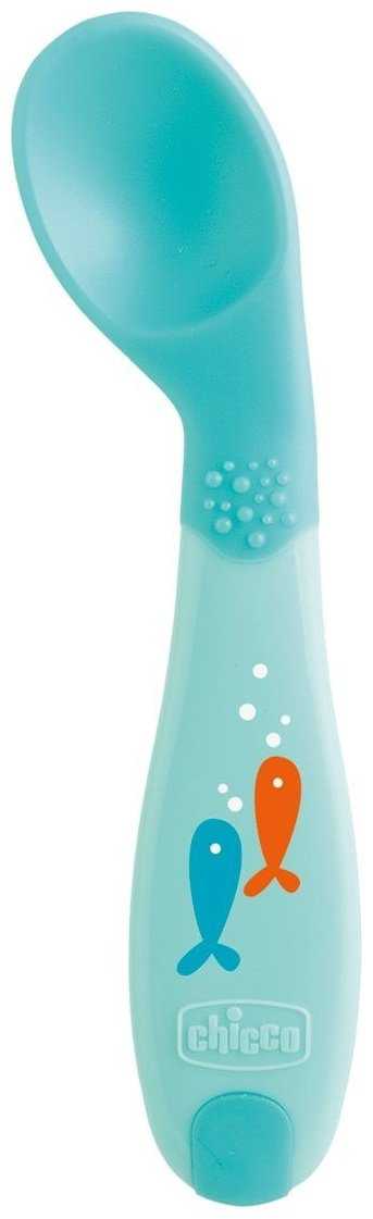 Ложка Chicco Baby's First, предметов 1 шт, голубой купить,NaN