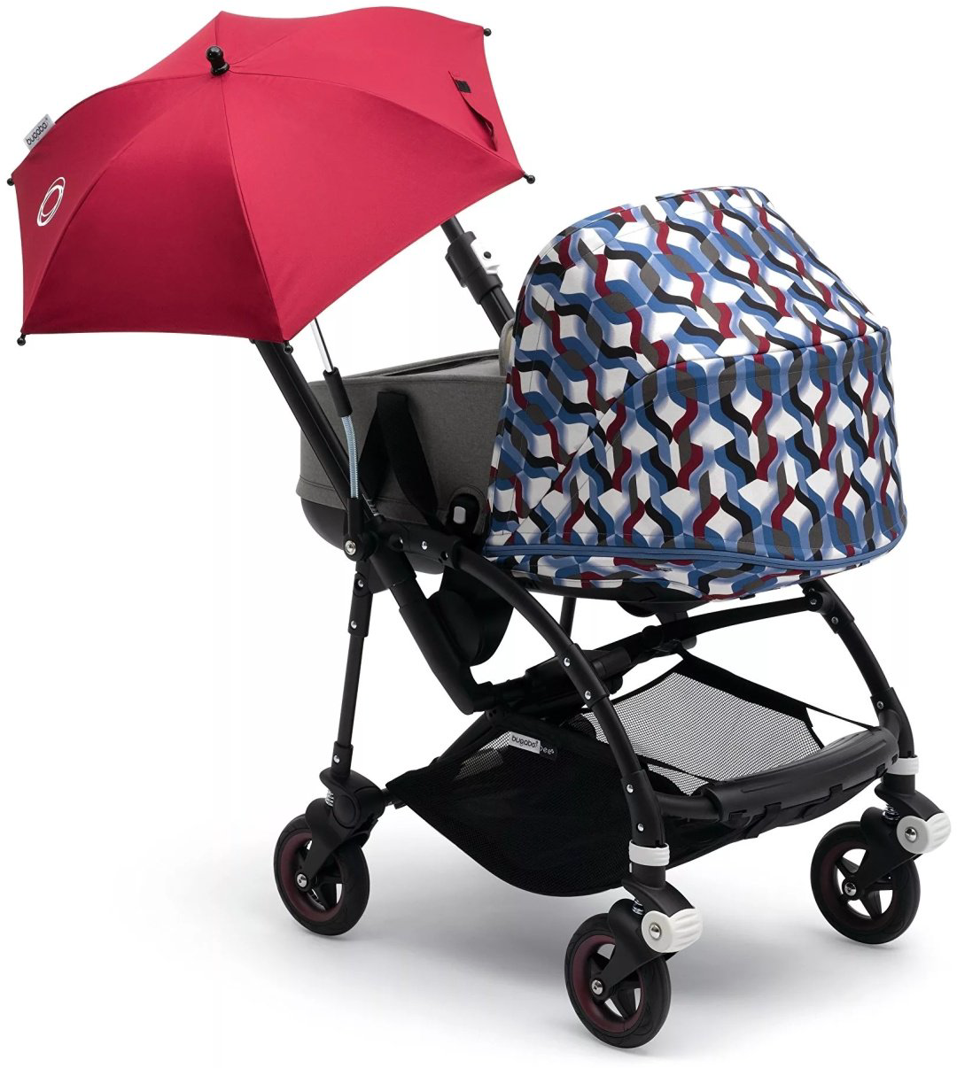 Зонтик для коляски Bugaboo красный купить,NaN