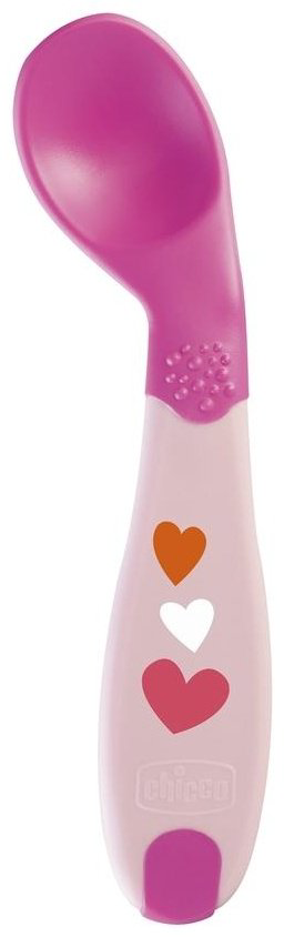 Ложка Chicco Baby's First, предметов 1 шт, розовый купить,NaN