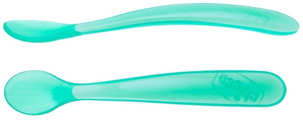 Chicco Ложка мягкая от 6 месяцев голубой купить,NaN
