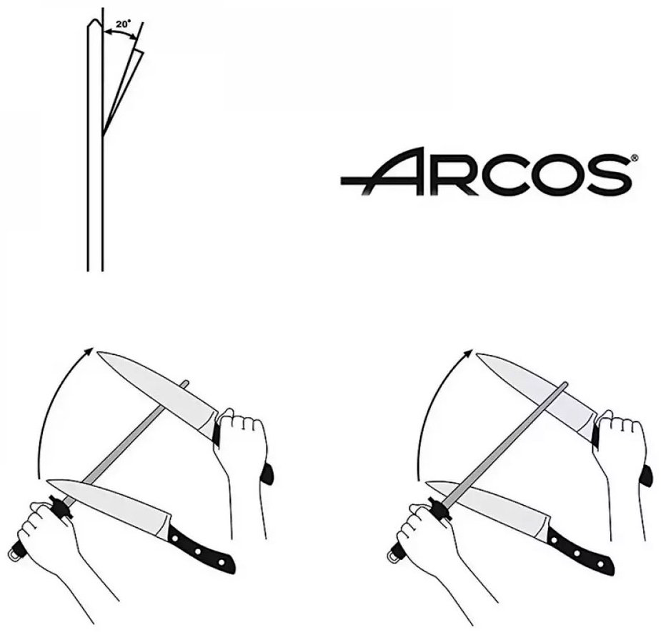 ARCOS мусат для заточки 278100 , сталь купить,NaN