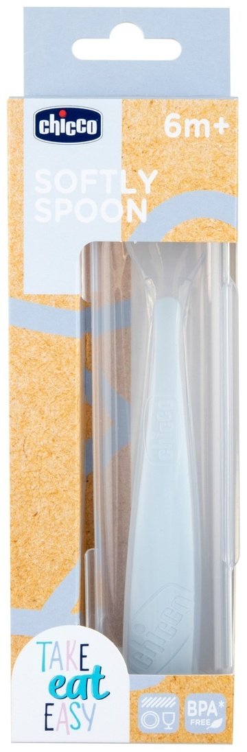 Ложка Chicco 00006828300000, предметов 2 шт, серый купить,0