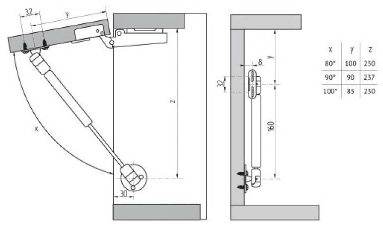 Газлифт Starfix SMF-3101 сталь 1шт купить,NaN