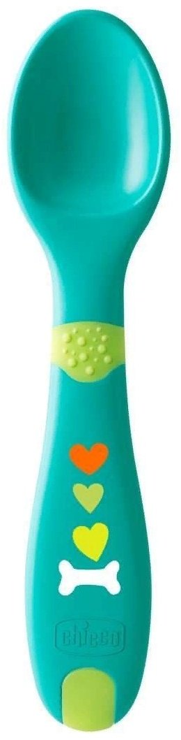 Набор Chicco FirstCutlery, предметов 2 шт, зеленый купить,0