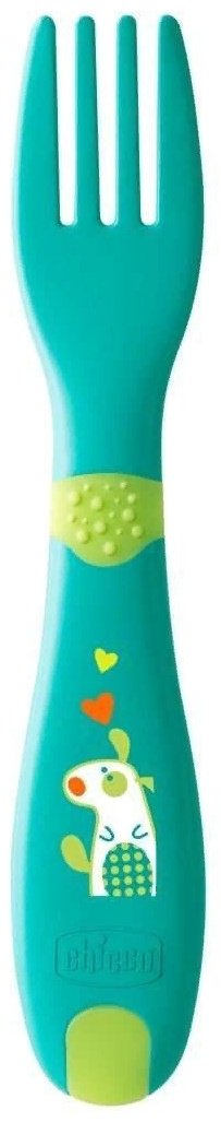Набор Chicco FirstCutlery, предметов 2 шт, зеленый купить,0