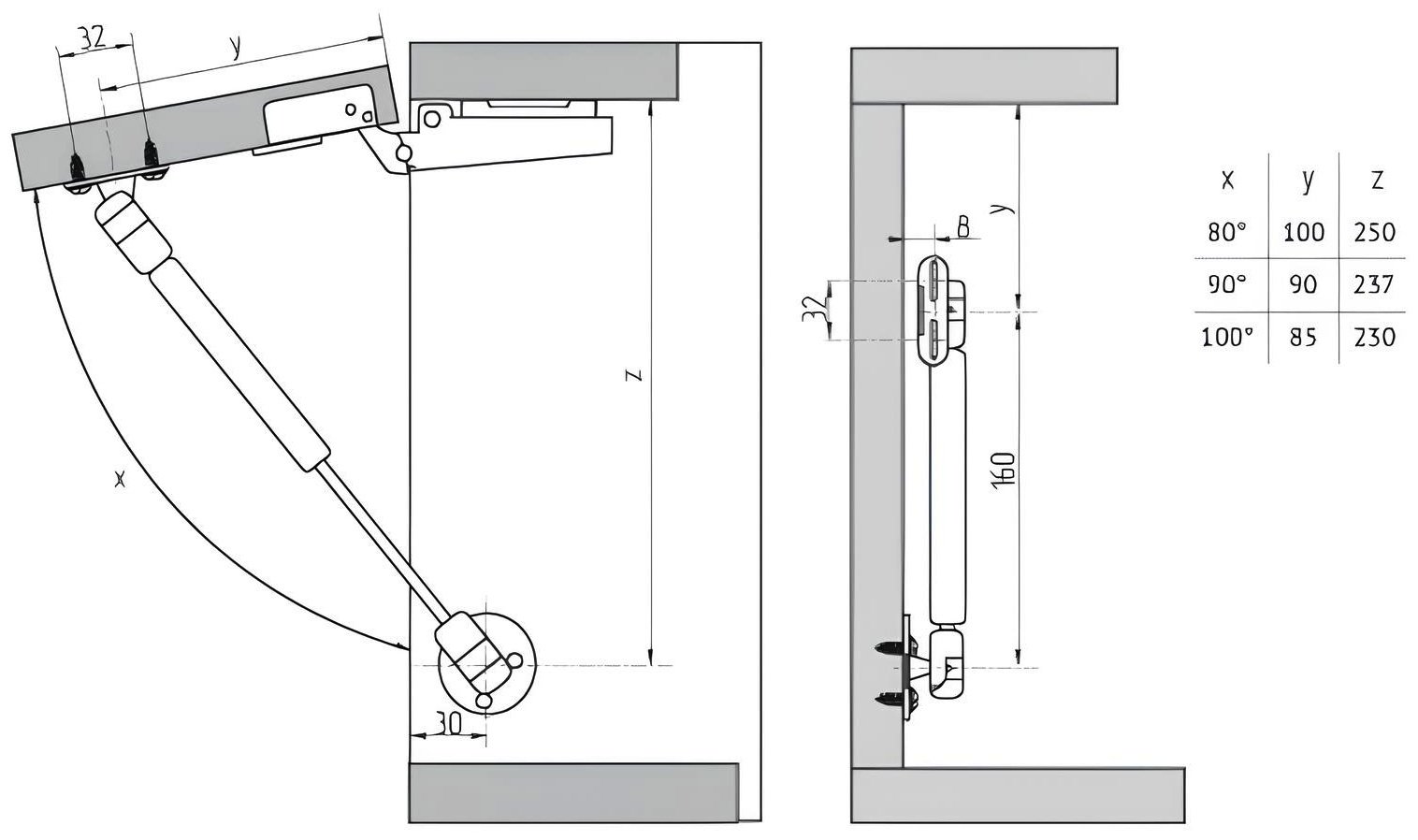STARFIX SMF-4309 газлифт , алюминий 1 шт купить,0