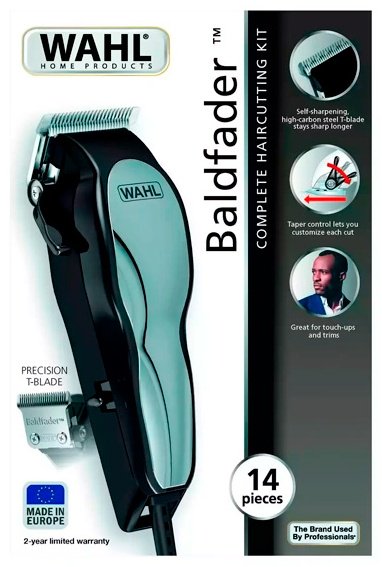 Wahl машинка для стрижки, для бороды и усов Baldfader 20107.0460