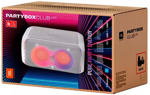 Акустическая система JBL PartyBox Club 120 White - ForteMarket Акустическая система JBL PartyBox Club 120 White купить,0