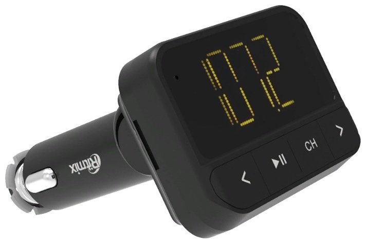 FM-трансмиттер Ritmix FMT-B200 черный купить,0