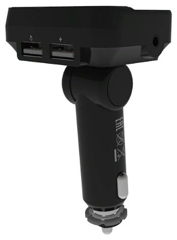 FM-трансмиттер Ritmix FMT-B200 черный купить,0