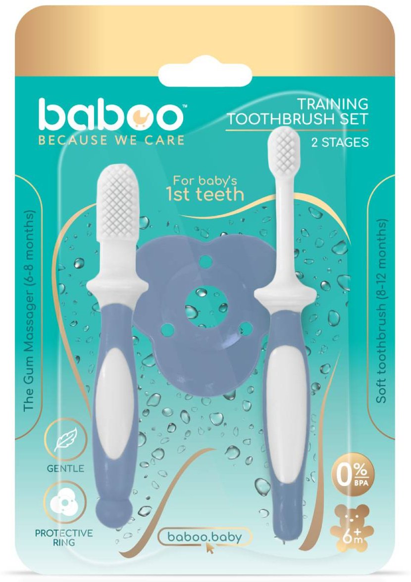 Baboo Зубные щетки для десен зубная щетка мягкая 2 шт - ForteMarket Baboo Зубные щетки для десен зубная щетка мягкая 2 шт купить,0