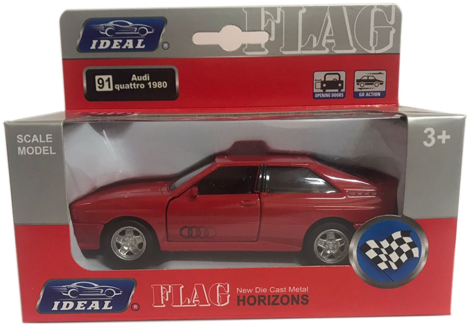 Ideal AUDI 002154, металл, красный