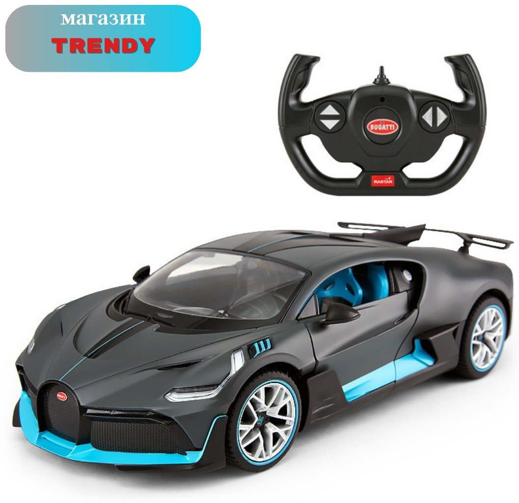 Rastar BUGATTY Divo 98000G, пластик, серый