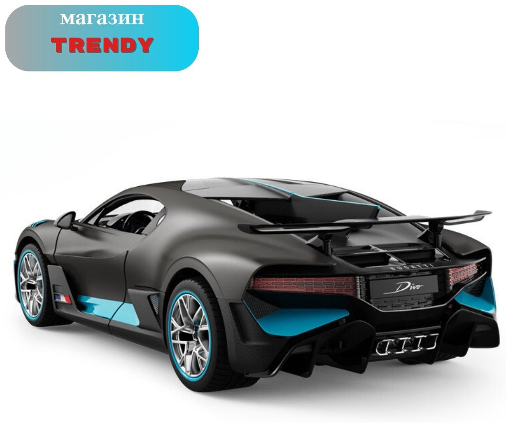 Rastar BUGATTY Divo 98000G, пластик, серый купить,NaN