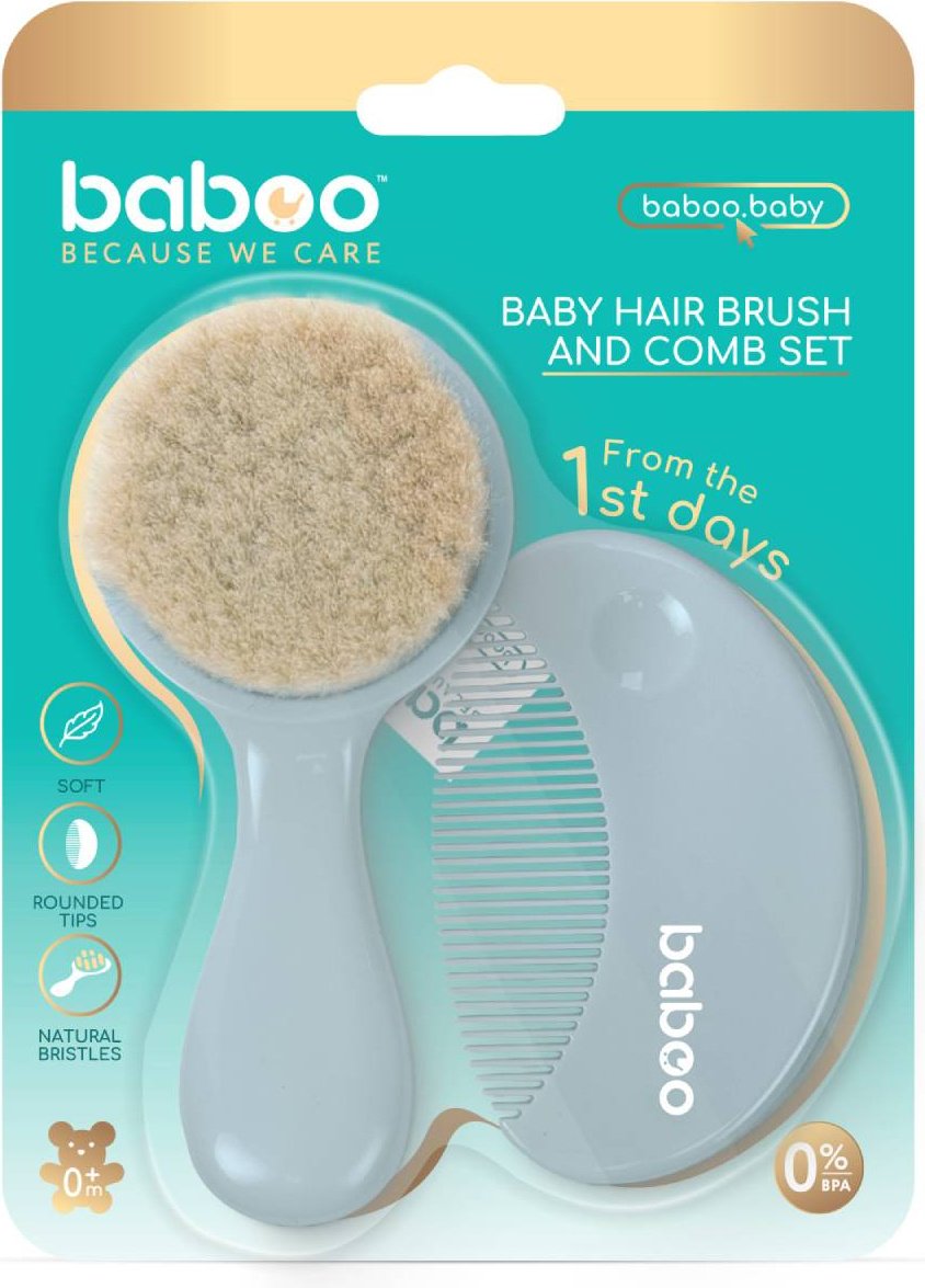 Расческа и щетка Baboo 12-008 0-9 мес купить,0