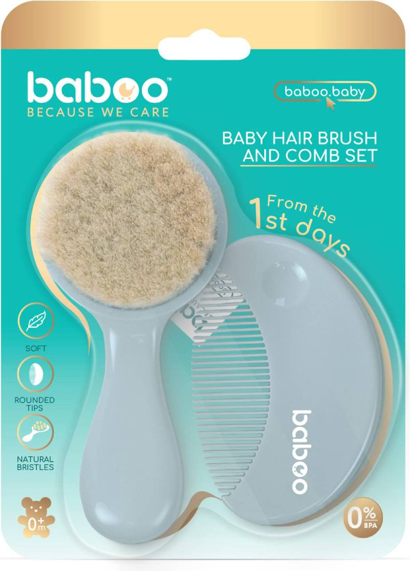 Расческа и щетка Baboo 12-008 0-9 мес купить,NaN