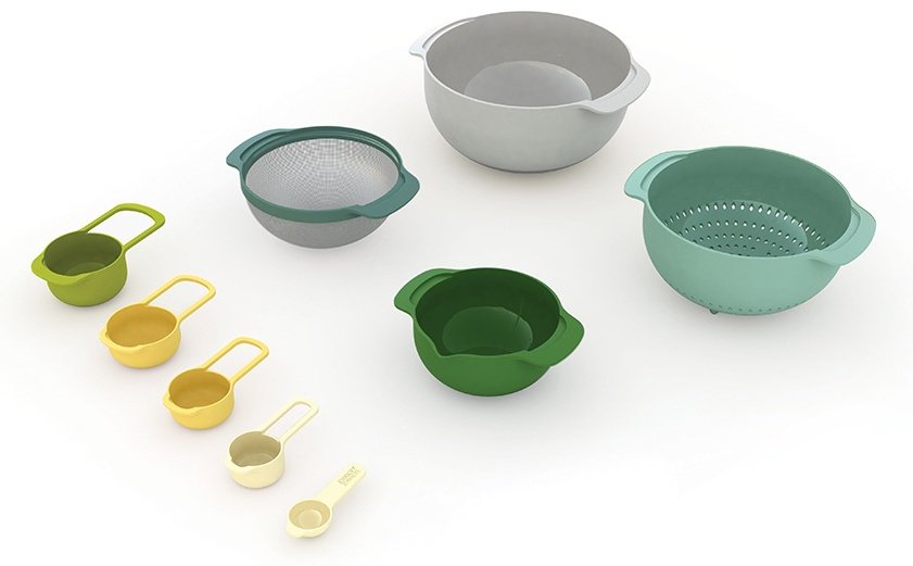 Joseph Joseph миска 40076 9 шт, полипропилен - ForteMarket Joseph Joseph миска 40076 9 шт, полипропилен купить,0