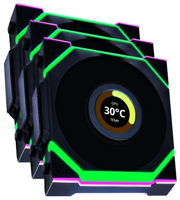 LIAN LI Uni Fan SL Wireless LCD 120 ARGB 12SLLCD1W3B - ForteMarket LIAN LI Uni Fan SL Wireless LCD 120 ARGB 12SLLCD1W3B купить,0