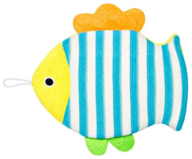 ROXY-KIDS Мочалка мягкая для купания малышей Рыбка купить,NaN