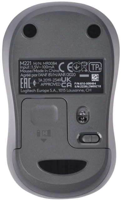 Мышка Logitech M221 Charcoal