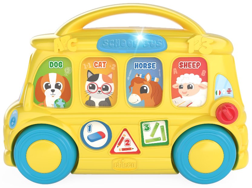 Интерактивная игрушка Chicco Школьный автобус