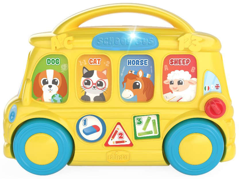 Интерактивная игрушка Chicco Школьный автобус купить,NaN