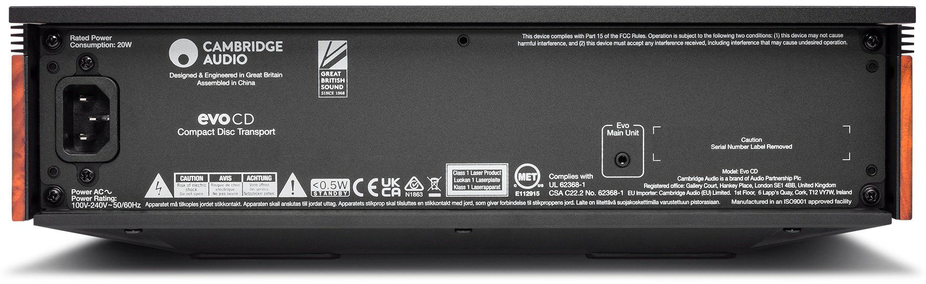 CD-проигрыватель Cambridge Audio Evo CD черный