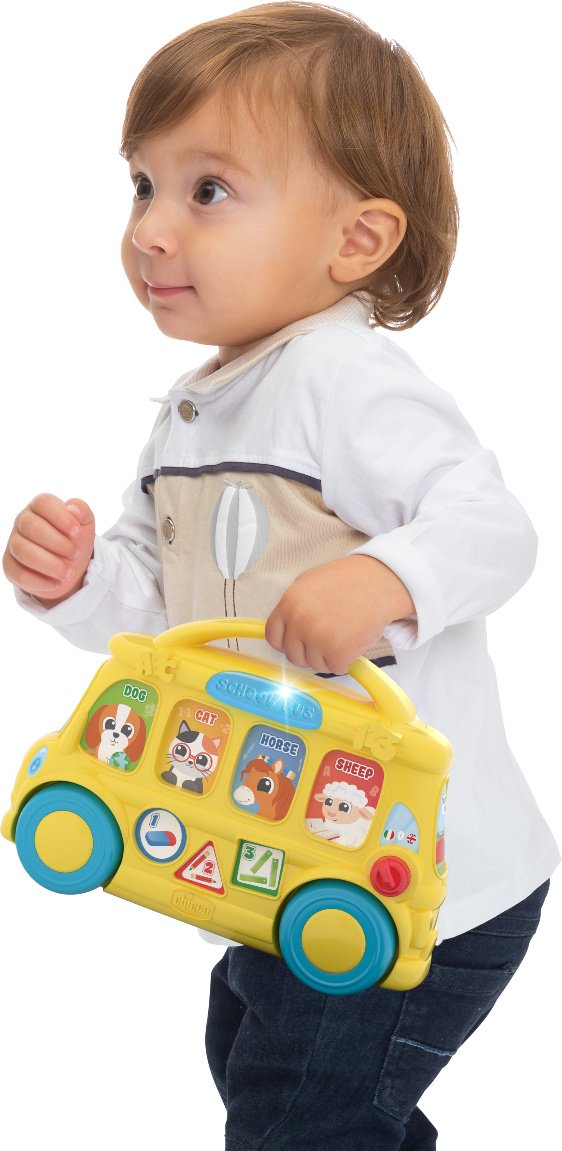 Интерактивная игрушка Chicco Школьный автобус - ForteMarket Интерактивная игрушка Chicco Школьный автобус купить,0