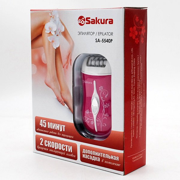 SAKURA эпилятор SA-5540P - ForteMarket SAKURA эпилятор SA-5540P купить,0