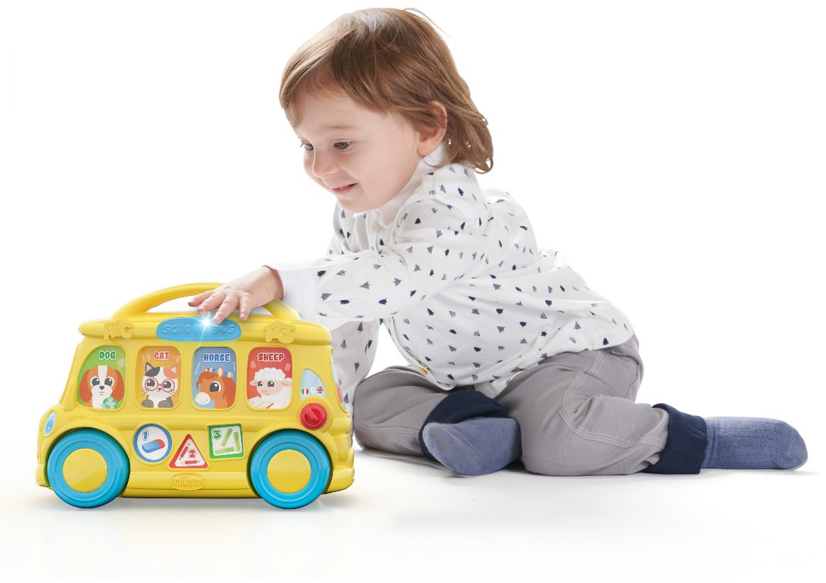 Интерактивная игрушка Chicco Школьный автобус - ForteMarket Интерактивная игрушка Chicco Школьный автобус купить,0