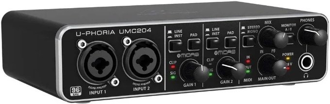 Звуковая карта Behringer U-PHORIA UMC204HD - ForteMarket Звуковая карта Behringer U-PHORIA UMC204HD купить,0